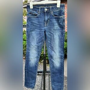 American Eagle next level flex jeans.